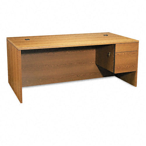 Hon 10500 Single Pedestal Desk Assembled Right 72 10585rmm Ships Free