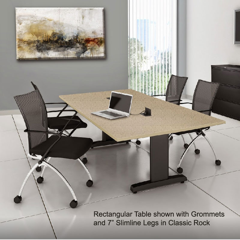 Mayline Csii Conference Table Rectangle 84 X 42 R84r Free Image 1