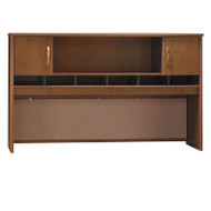 Bush Business Furniture Series C Desk Hutch 2-Door 72" Natural Cherry - WC72466K