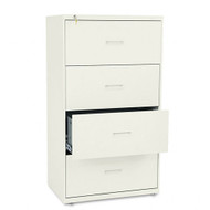 Basyx by HON 400 Series 30" 4-Drawer Metal Lateral File Cabinet - 434L