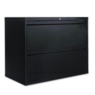 Alera Two-Drawer Lateral File Cabinet Black - LF3629