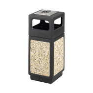Safco Canmeleon Aggregate Series 15 Gallon Receptacle with Side Opening and Urn - 9470