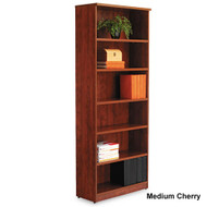 Alera Valencia Collection Bookcase 6-Shelf Medium Cherry - VA63-8232