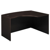 Bush Business Furniture Series C Desk L-Bow Right Mocha Cherry - WC12922