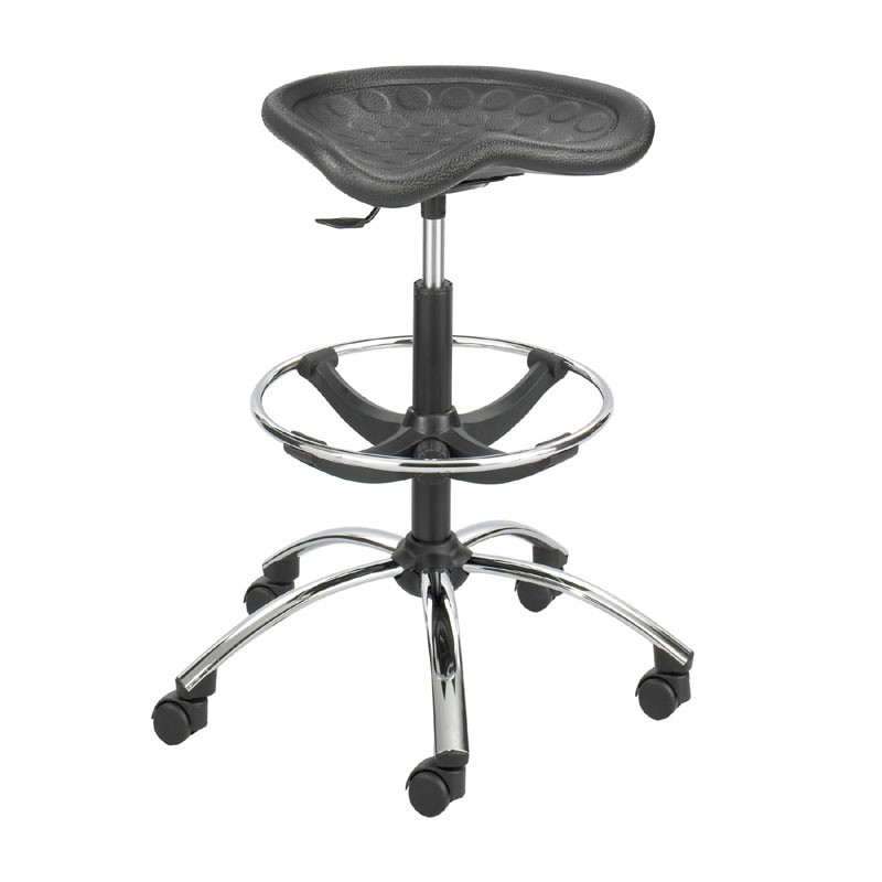 Safco Sitstar Stool with Chrome Base 6660 Free Shipping!