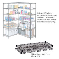 Safco Extra Shelves Shelving Units 48"W x 18"D (2-pack) - 5293