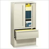 HON 700 Series 42"  Metal Lateral File Cabinet with Storage - 795LS