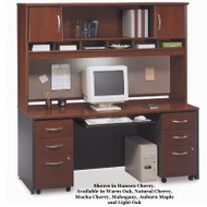 Bush Business Furniture Series C Package Credenza Computer Workstation - SC1