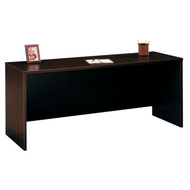 Bush Business Furniture Series C Credenza Desk in Mocha Cherry 72"W x 24"D - WC12926