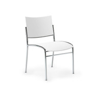 Mayline Escalate Series Stacking Chair (Pack of 4) White - ESC2