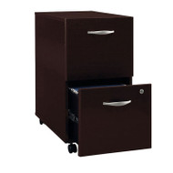 Bush Business Furniture Series C Mobile File Cabinet 2-Drawer Mocha Cherry - WC12952