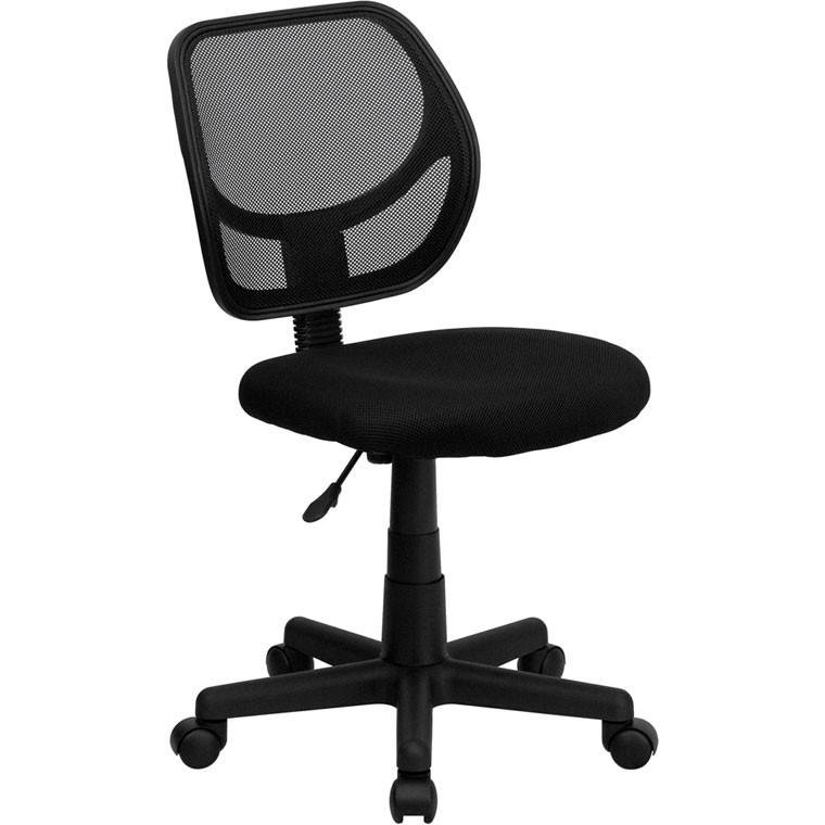 Flash Furniture Wa 3074 Bk Gg Mid Back Task Computer Chair Free