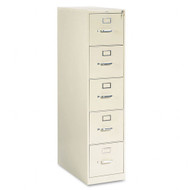 HON 310 Series 5-Drawer Metal Vertical File Cabinet Letter Size - 315P