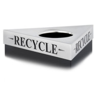 Safco Trifecta Receptacle Lid (Recycle) - 9560RE