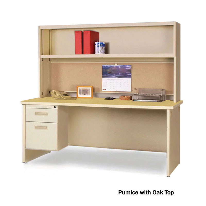 Marvel Steel Desk With Hutch 60 Prnt2 Free Shipping