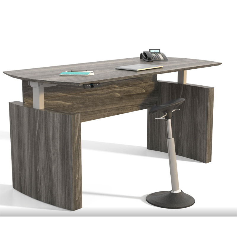 Mayline Mndha72 Lgs Medina Height Adjustable 72 Executive Desk