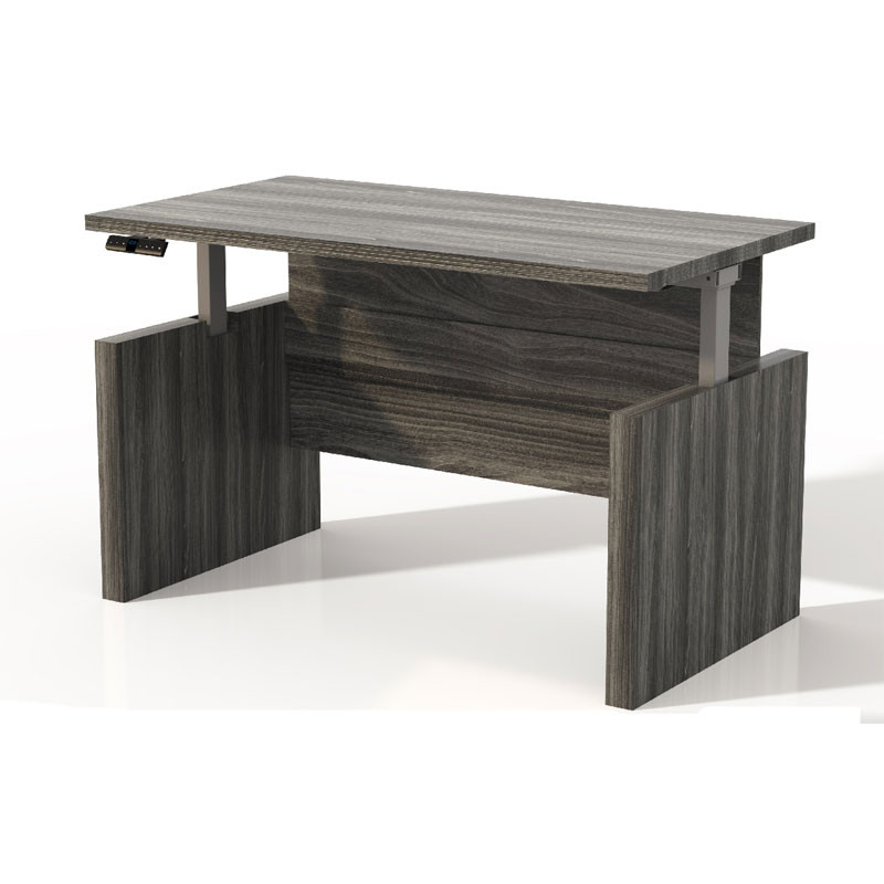 Mayline Aberdeen Height Adjustable Executive Desk Conference Front