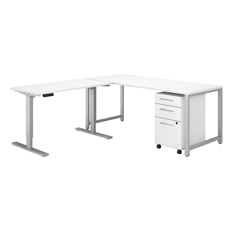 Bush Business Furniture 400 Series 72w L Shaped Desk Height