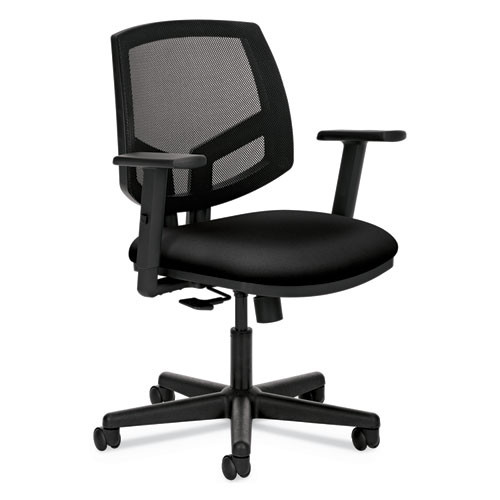 Black Height-Adjustable T-Arms for Volt Series Task Chairs 