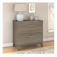 Bush Somerset Collection Lateral File Cabinet Ash Gray - WC81680