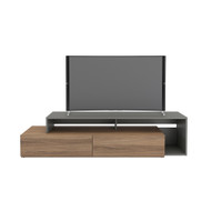 Nexera Tonik Collection TV stand 72-inch, Nutmeg & Greige - 112050