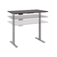 Move 60 Series by Bush Business Furniture 48W x 30D Height Adjustable Standing Desk Storm Gray - M6S4830SGSK