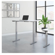 Bush Furniture Move 60 Series 60W x 30D Height Adjustable Table Standing Desk - M6S6030WHSK