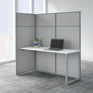 Bush Business Furniture Easy Office 60"W Desk Workstation w 66"H Open Panels - EODH160WH-03K