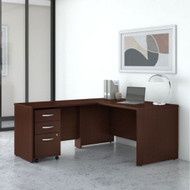 Bush Business Furniture Studio C Desk L-Shaped Package 72" Harvest Cherry - STC007CSSU