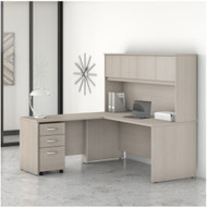 Bush Business Furniture Studio C Desk L-Shaped Package 72" Sand Oak - STC006SOSU