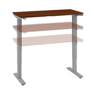 Move 40 Series by Bush Business Furniture 48W x 24D Height Adjustable Standing Desk Hansen Cherry - M4S4824HCSK