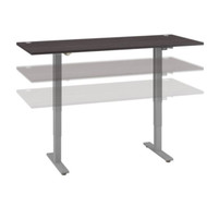 Move 40 Series by Bush Business Furniture 72W x 30D Height Adjustable Standing Desk Storm Gray - M4S7230SGSK