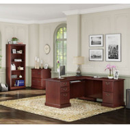Kathy Ireland by Bush Furniture Bennington L-Shaped Desk Package - BNT011CS