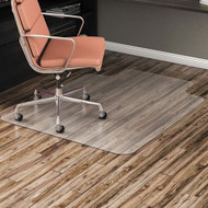 Alera All Day Use Chair Mat for Hard Floors, 45 x 53, Clear - ALEMAT4553HFL