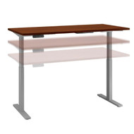 Move 60 Series by Bush Business Furniture 72W x 30D Height Adjustable Standing Desk Hansen Cherry - M6S7230HCSK