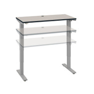 Move 40 Series by Bush Business Furniture 48W x 24D Height Adjustable Standing Desk White Spectrum - M4S4824WPSK