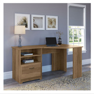 Bush Cabot Collection Corner Desk Reclaimed Pine Finish - WC31515-03K