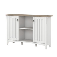 Bush Furniture Salinas Collection Accent Storage Cabinet with Doors Shiplap Gray - SAS147G2W-03