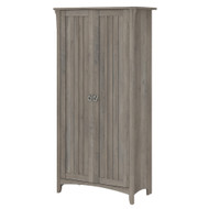Bush Furniture Salinas Storage Cabinet with Doors Driftwood Gray - SAL015DG