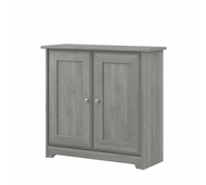 Bush Furniture Cabot Small Storage Cabinet with Doors in Modern Gray - WC31396-03