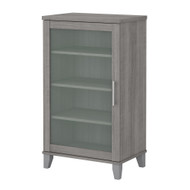 Bush Furniture Somerset Media Accent Cabinet in Platinum Gray - AD81240
