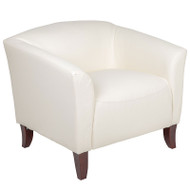 Flash Furniture Hercules Imperial Series Ivory LeatherSoft Chair - 111-1-WH-GG