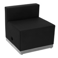 Flash Furniture HERCULES Alon Series Black LeatherSoft Reception Chair - ZB-803-CHAIR-BK-GG
