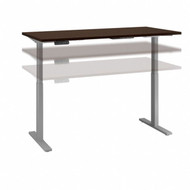 Bush Furniture Move 60 Series 60W x 30D Height Adjustable Table Standing Desk - M6S6030MRSK