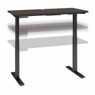 Move 60 Series by Bush Business Furniture 48W x 24D Electric Height Adjustable Standing Desk in Storm Gray - M6S4824SGBK