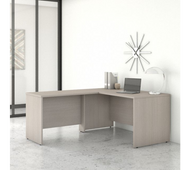 Bush Business Furniture Studio C 60W x 30D L Shaped Desk with 42W Return in Sand Oak - STC050SO