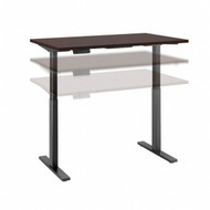 Move 60 Series by Bush Business Furniture 48W x 24D Height Adjustable Standing Desk Mocha Cherry - M6S4824MRBK