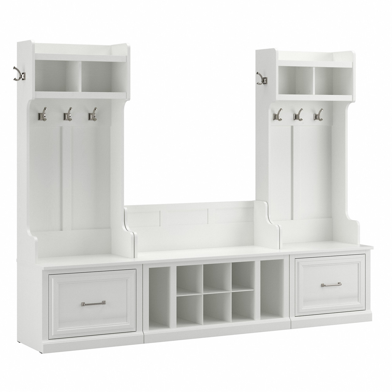 Kathy Ireland® Home by Bush Furniture Woodland Entryway Storage Set