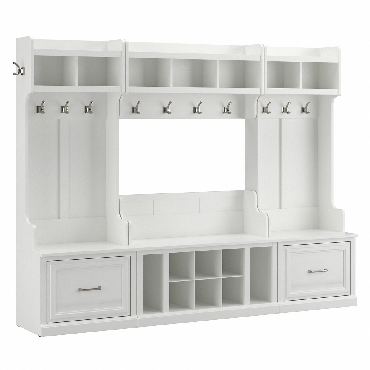 Kathy Ireland® Home by Bush Furniture Woodland Full Entryway Storage