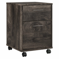 Bush Furniture Key West 2 Drawer Mobile File Cabinet in Dark Gray Hickory - KWF116GH-03